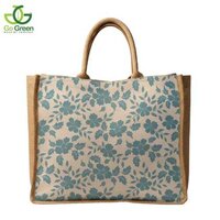 Jute Shopping Bags - Pattern: Printed