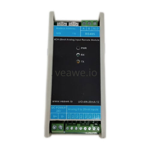 4 Ch 20Ma Remote Input Module Uio-4In-20Ma - Color: Grey