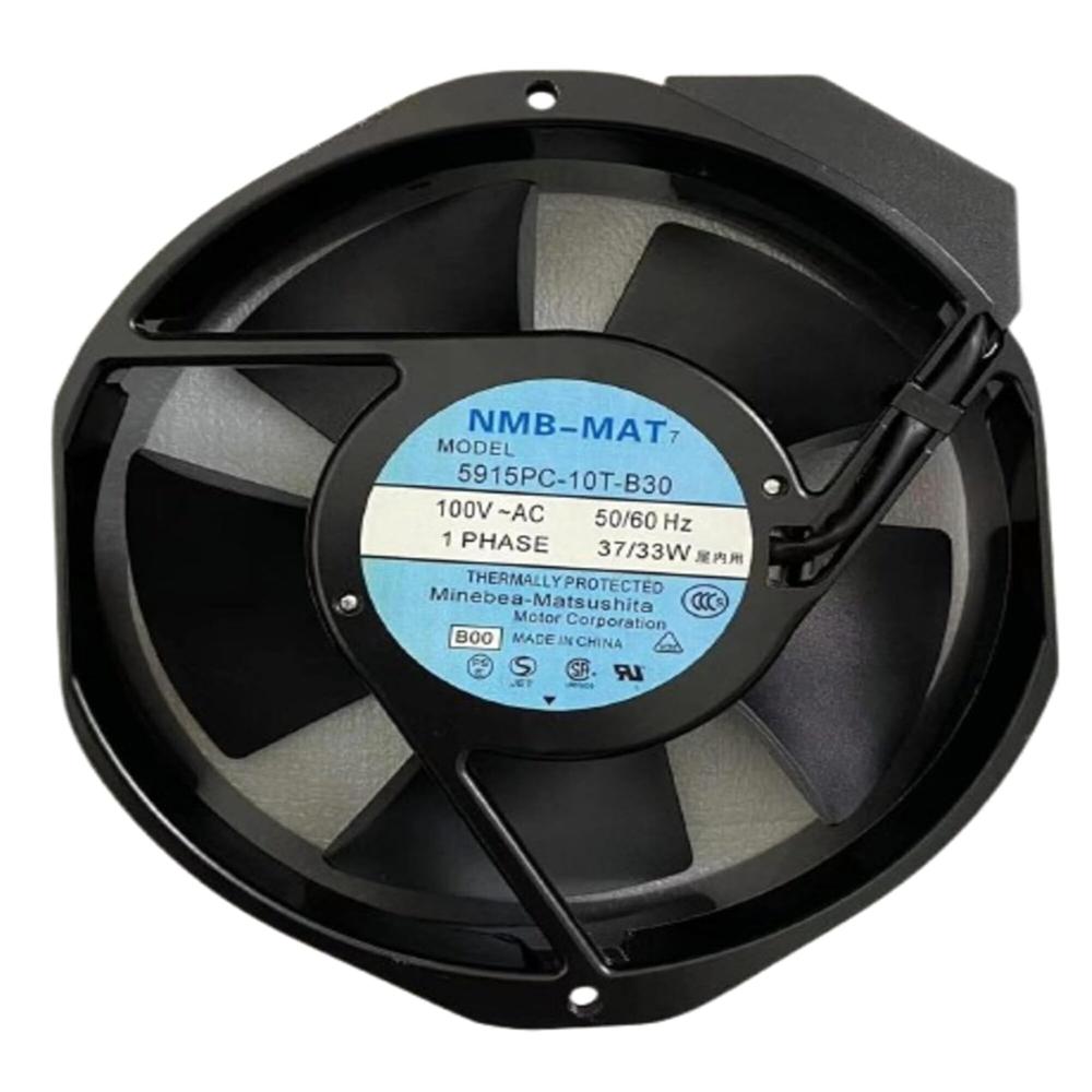 NMB 5195PC-10T-B30 Axial Fan 100V~AC 50/60 Hz 37/33W DC Brushless Air Cooling Fan 3200 RPM 172 * 150 * 38mm 2-Wire (Metal)