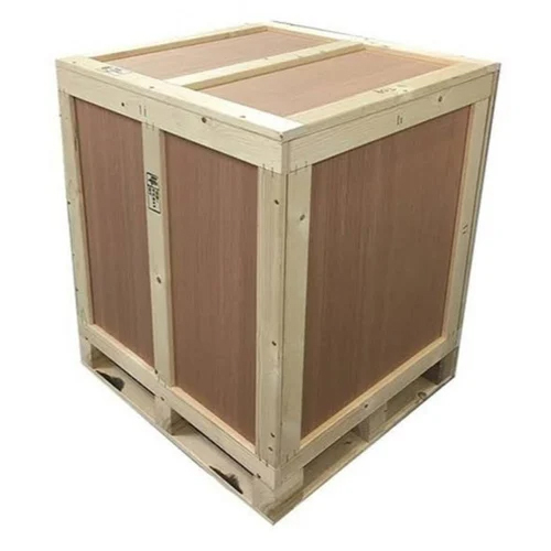 Plywood Wooden Packaging Box - Color: Brwon
