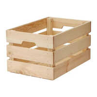 Wooden Crate Box - Pine Wood, 1600 Mm X 1000 Mm, Natural Brown Color | 3000 Kg Load Capacity, Durable Packaging Solution