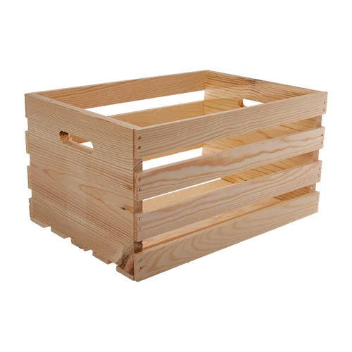 Wooden Pallet Box - Color: Brown