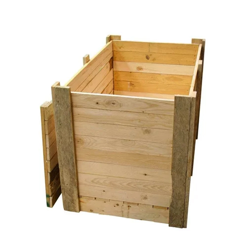 Wooden Cargo Box - Color: Brwon