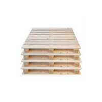 Fumigated Wooden Pallets - Solid Wood, 800 Mm X 1200 Mm, Brown | 3000 Kg Load Capacity, Ideal For Heavy-duty Packaging Solutions