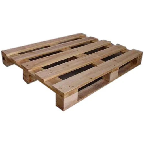 Two Ways Wooden Pallet - Color: Brown