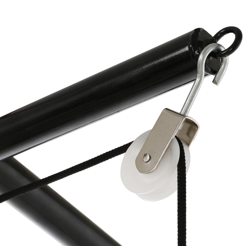 Physio Therapy Original Shoulder Pulley (T-Pulley) Exercise Equipment Bold Black