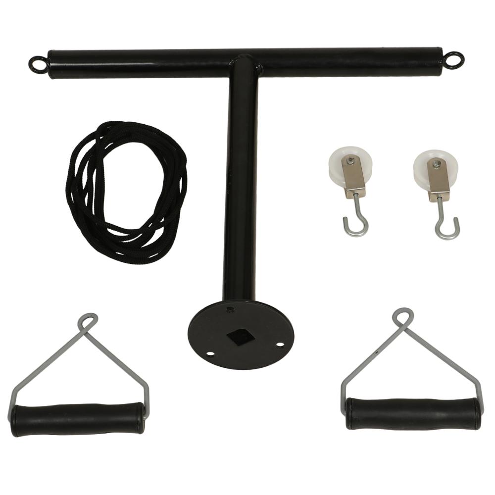 Physio Therapy Original Shoulder Pulley (T-Pulley) Exercise Equipment Bold Black