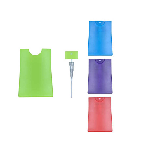 20Ml Pocket Colorful Plastic Pp Fine Mist Spray Credit Card Perfume Bottle - Color: Different Available