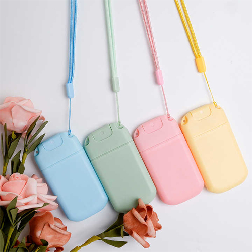 Plastic Hand Sanitiser Sprayer Card Pocket Spray Bottle - Color: Different Available