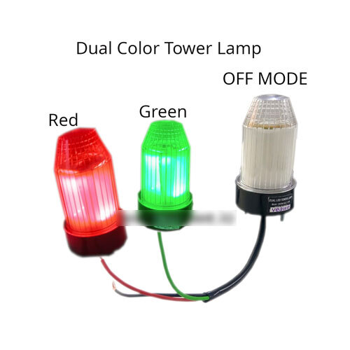 Industrial Led Dual Tower Light Red Green 12V Ac Dc - Color: Multi Color
