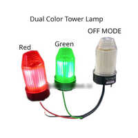 Industrial LED Dual Tower Light RED GREEN 12V AC DC