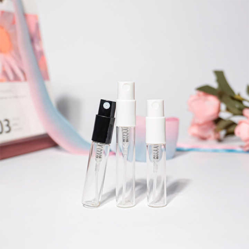 2Ml Glass Mist Spray Perfume Bottle - Color: Transparent