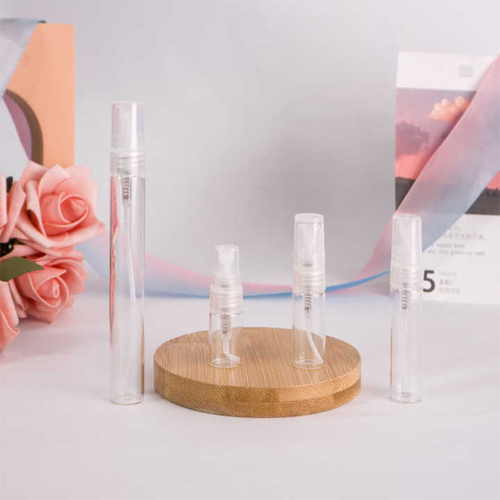 2ml 3ml 5ml तरल सुगंध पुनःभरने योग्य परफ्यूम बोतल स्क्रू स्प्रेयर के साथ