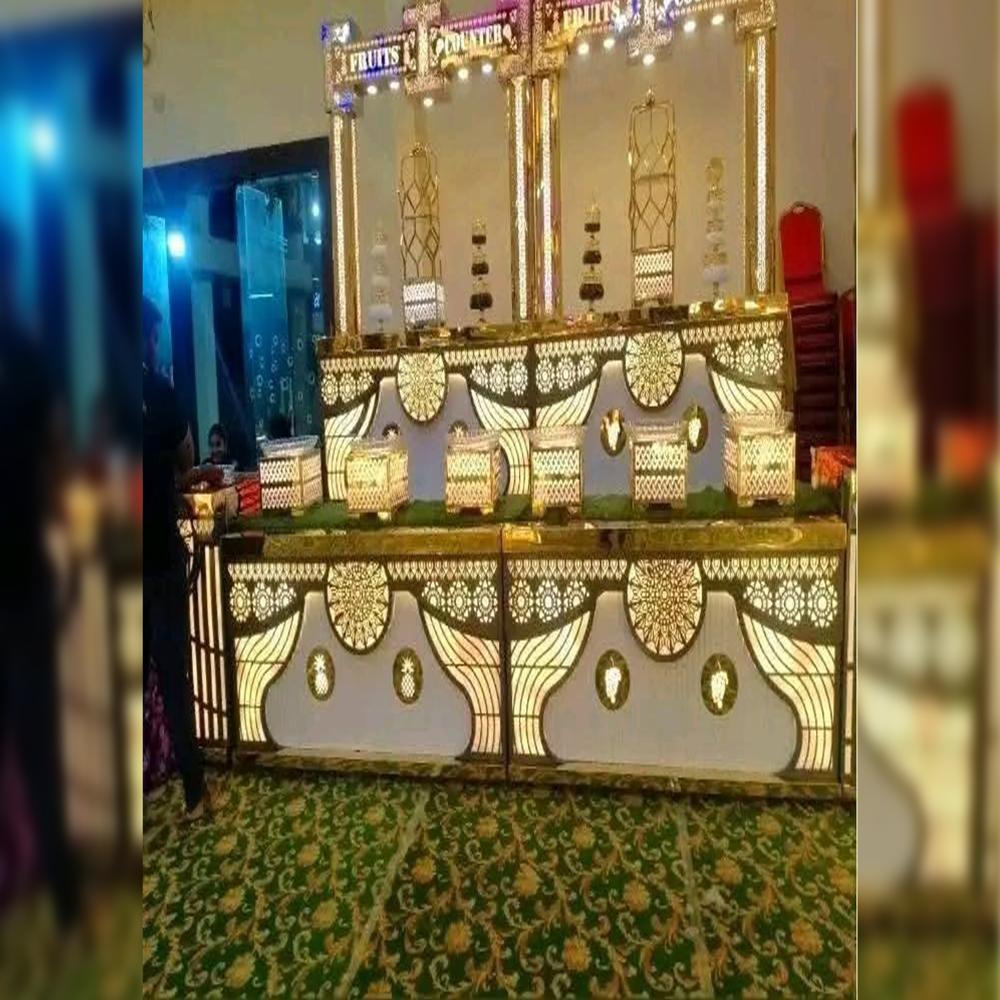 Rustic theme catering  counter