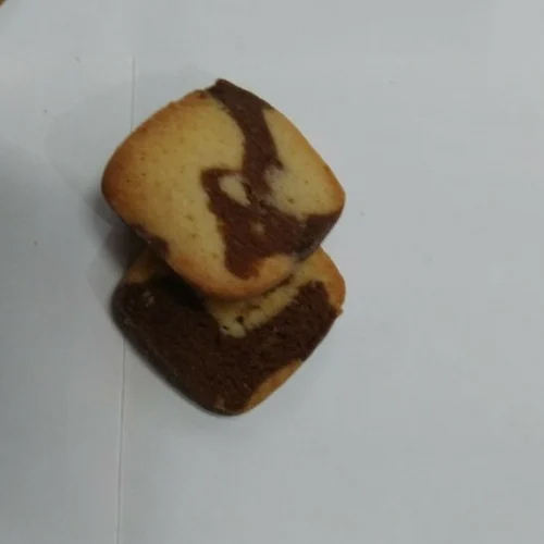 Square Vanilla Chocolate Biscuits