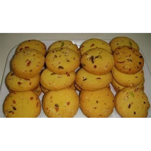 गोल सूखे मेवे के बिस्कुट