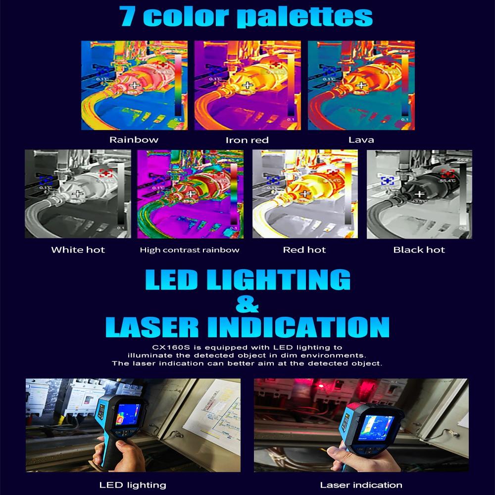 Amrutha Pqwtcx160s Infrared Camera Thermal Imagine Underground Pipeleak Detectors - Accuracy: 0.001 %