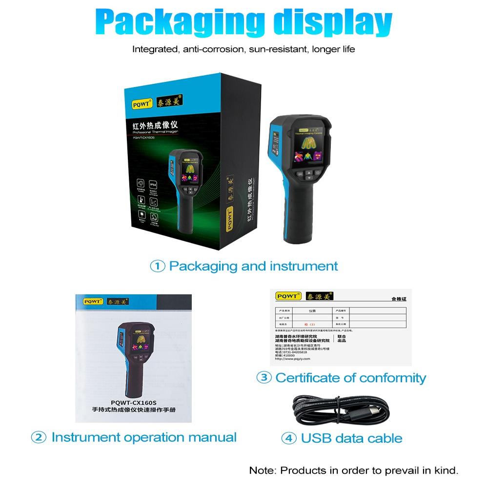 Amrutha Pqwtcx160s Infrared Camera Thermal Imagine Underground Pipeleak Detectors - Accuracy: 0.001 %