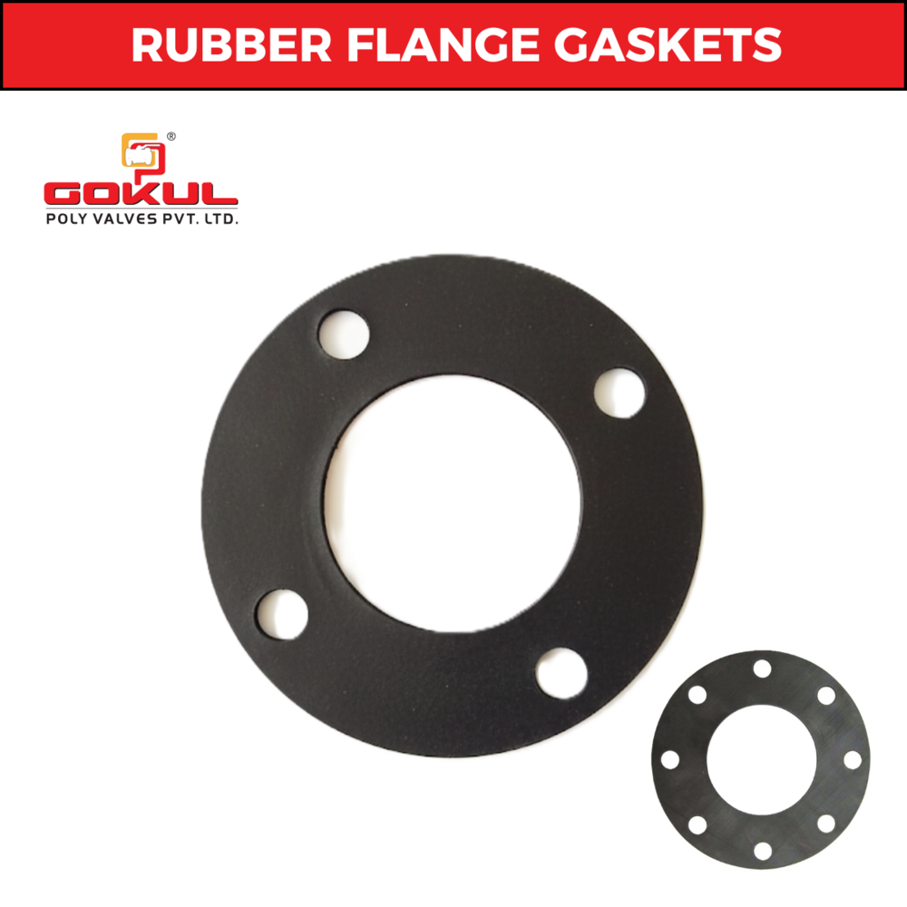 Gokul Rubber Flange Gaskets - Application: Industrial & Water Line