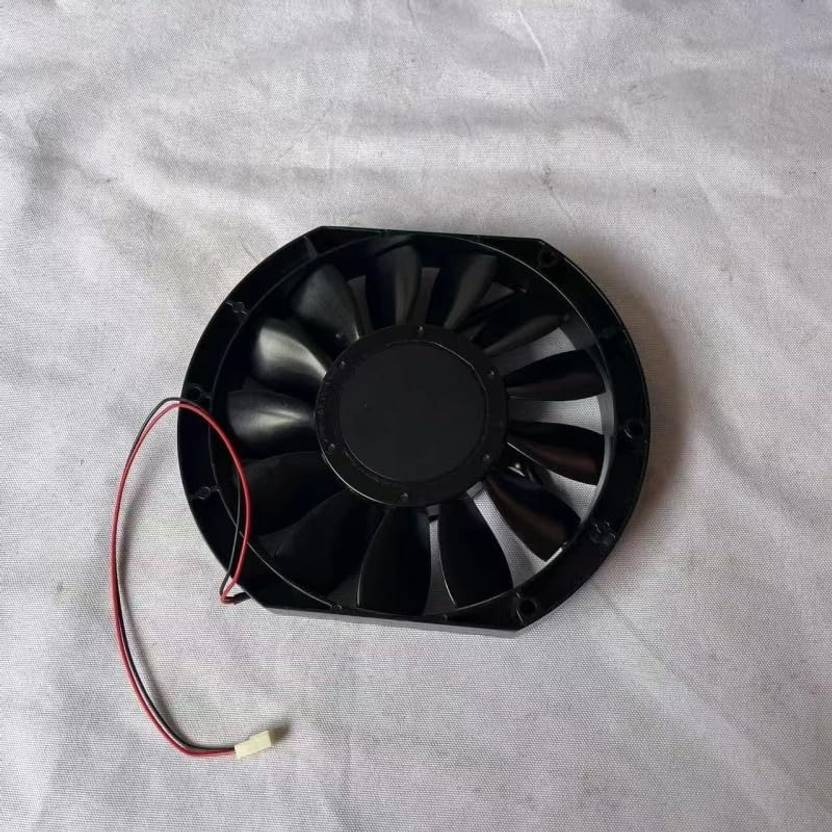 NMB 5910PL-05W-B20 Axial Fan 24V-0.64A Air Cooling Fan 172*150*25mm 2-Wire Metal Cooler  (Black)