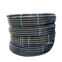 Agricultural Hdpe Pipe - High-density Polyethylene Material, 90-200 Meter Length, Black Color, 32-63 Millimeter Thickness, Long Life Span, Warranty Included