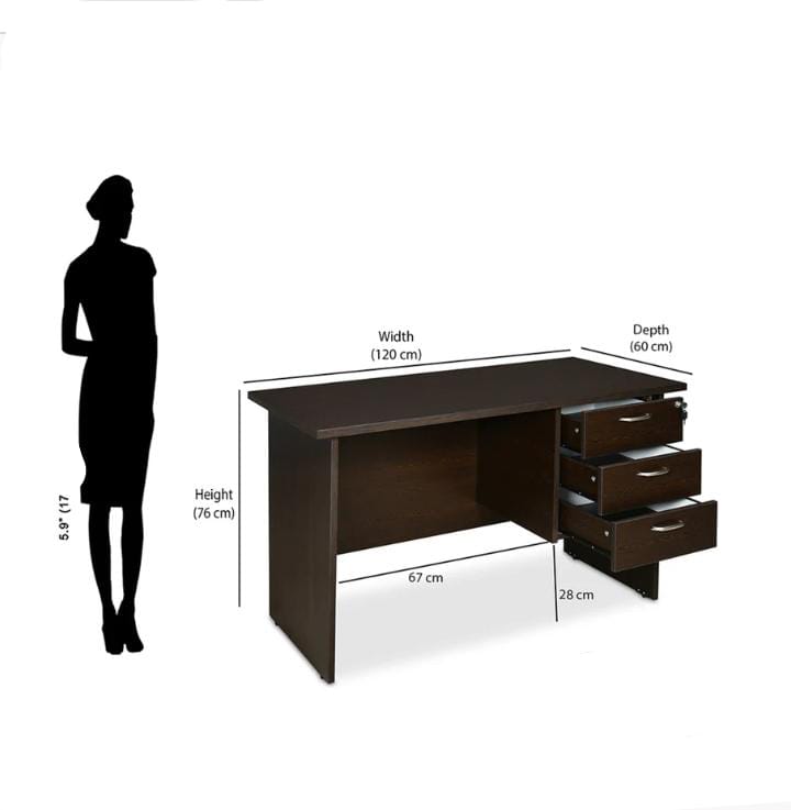 NILKAMAL MAXIMUS OFFICE TABLE 