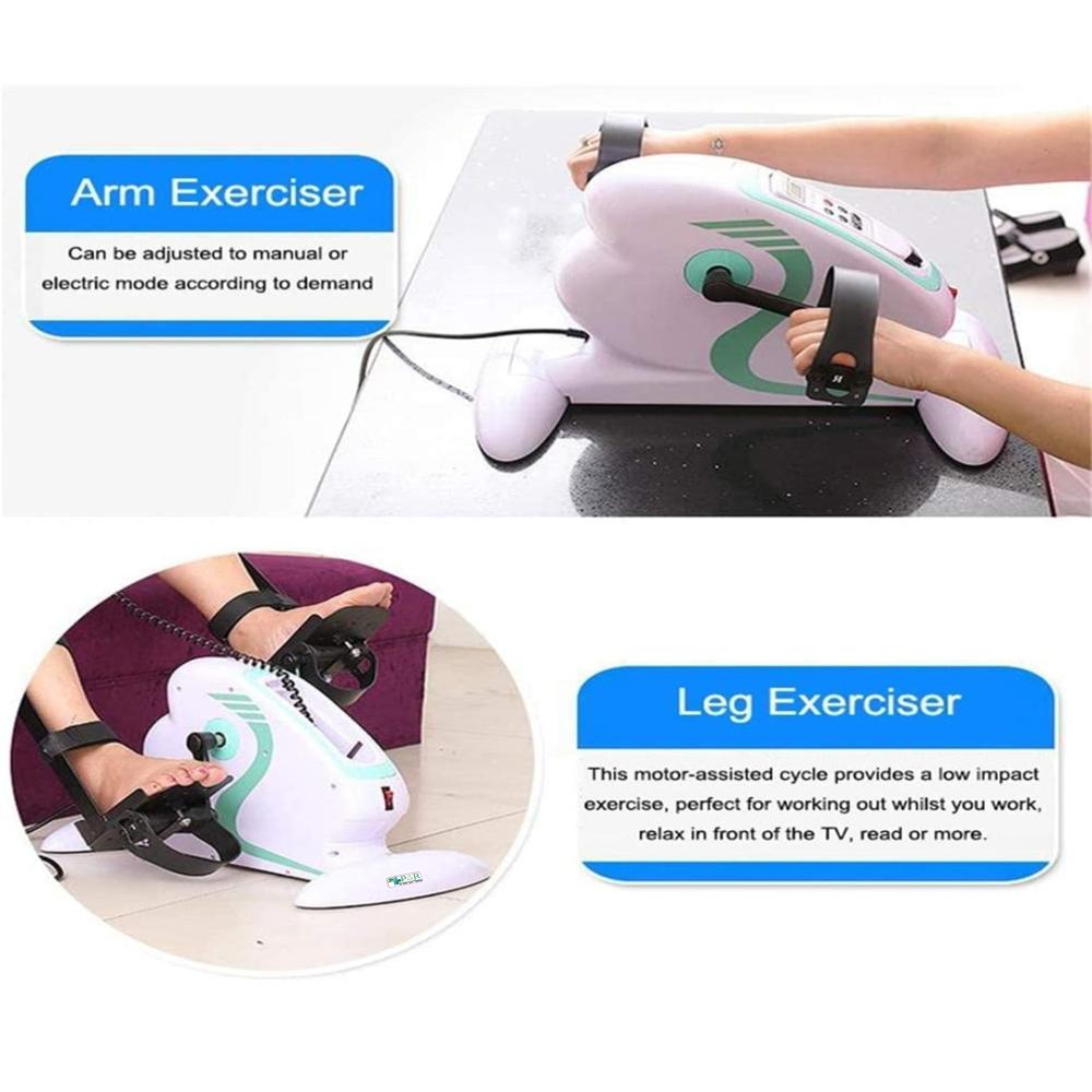 Physio Therapy Original Deluxe Motorised Mini Bike Ped O Cycle with Remote for Foot, Leg & Arm 