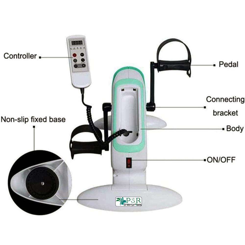 Physio Therapy Original Deluxe Motorised Mini Bike Ped O Cycle with Remote for Foot, Leg & Arm 