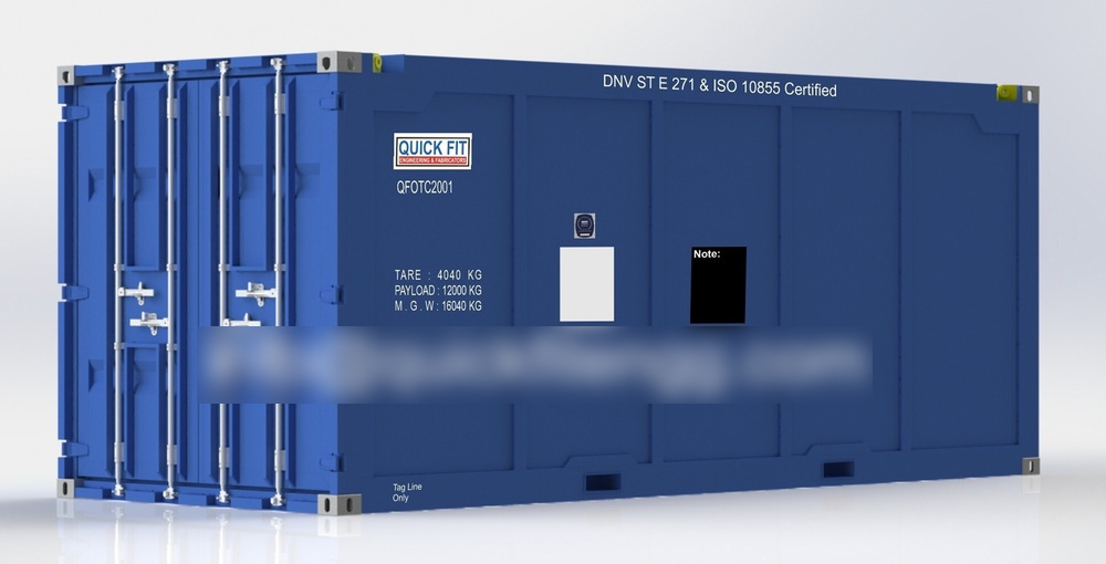 20 Ft Offshore Dnv Open Top Container - Capacity: 12000 Kg Kg