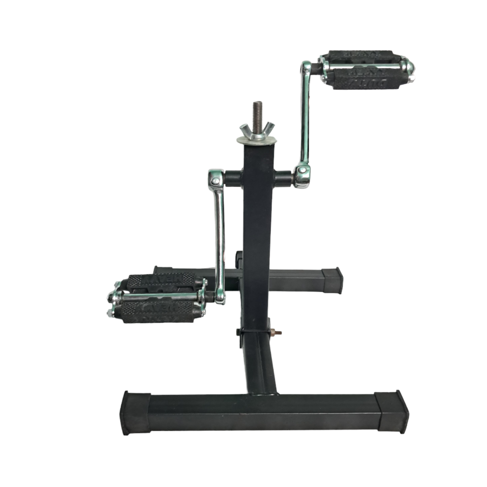 Physio Therapy Manual Ped O Cycle For Leg Exerciser Equipment Black Mini Pedal Exerciser Cycle With Adjustable Knob - Features: Good Quality