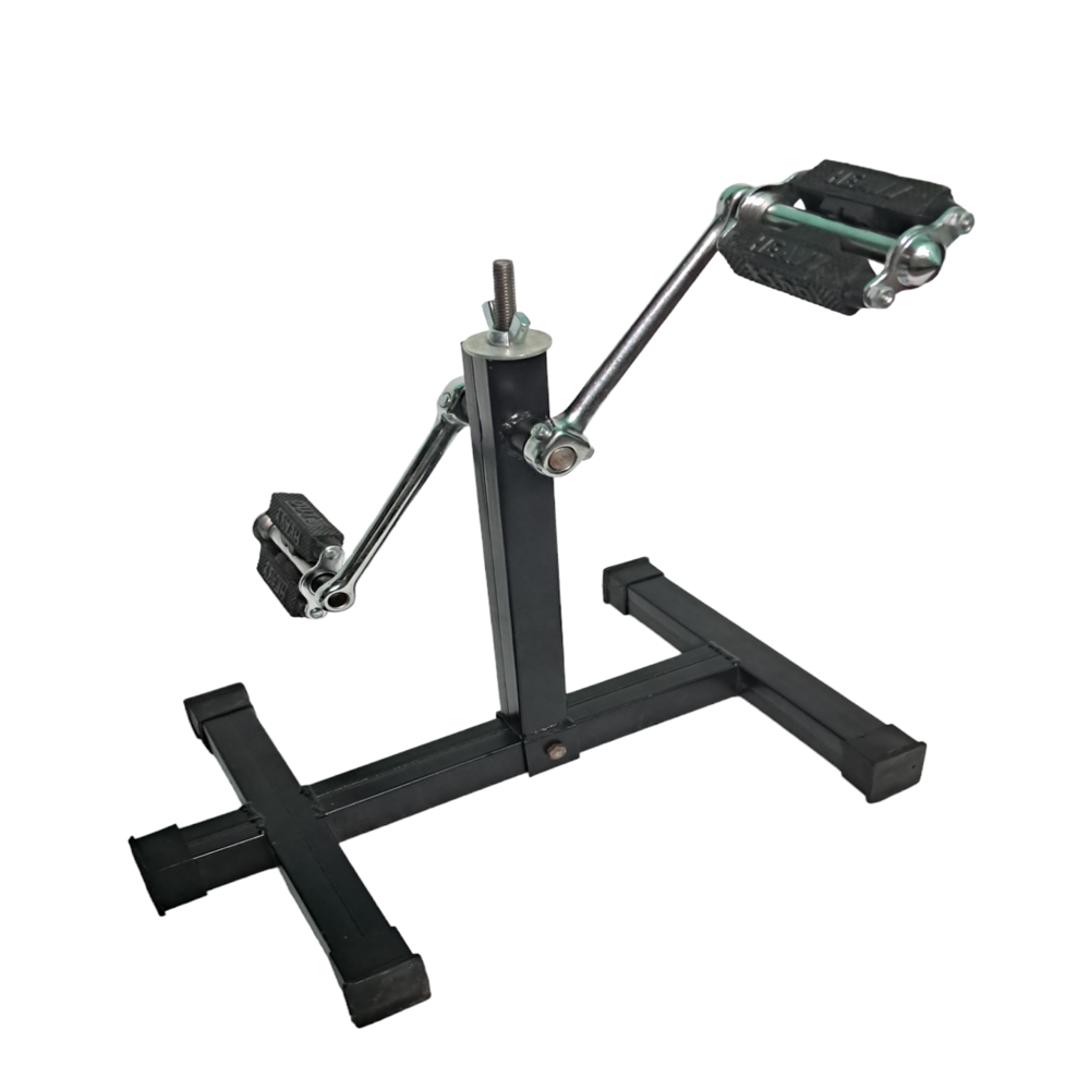 Physio Therapy Manual Ped O Cycle For Leg Exerciser Equipment Black Mini Pedal Exerciser Cycle With Adjustable Knob - Features: Good Quality