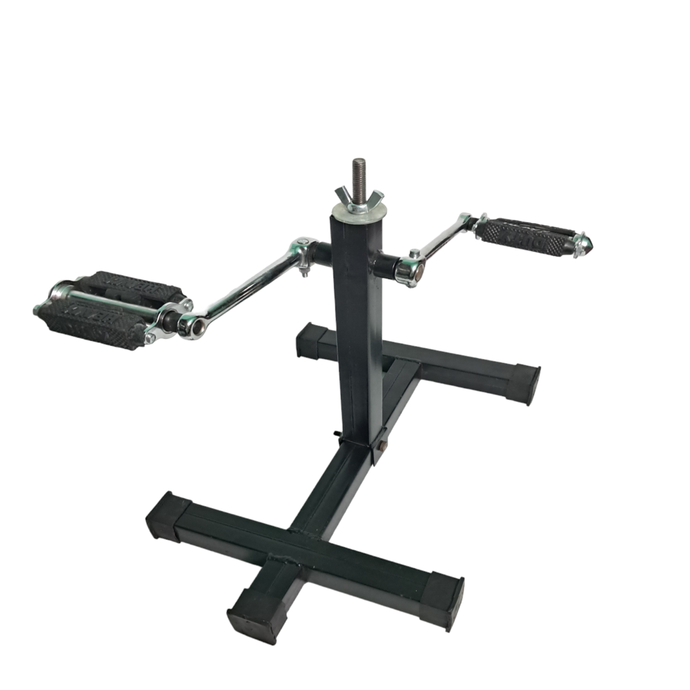 Physio Therapy Manual Ped O Cycle For Leg Exerciser Equipment Black Mini Pedal Exerciser Cycle With Adjustable Knob - Features: Good Quality