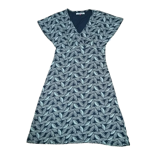 Ladies Printed Half Sleeve Dress