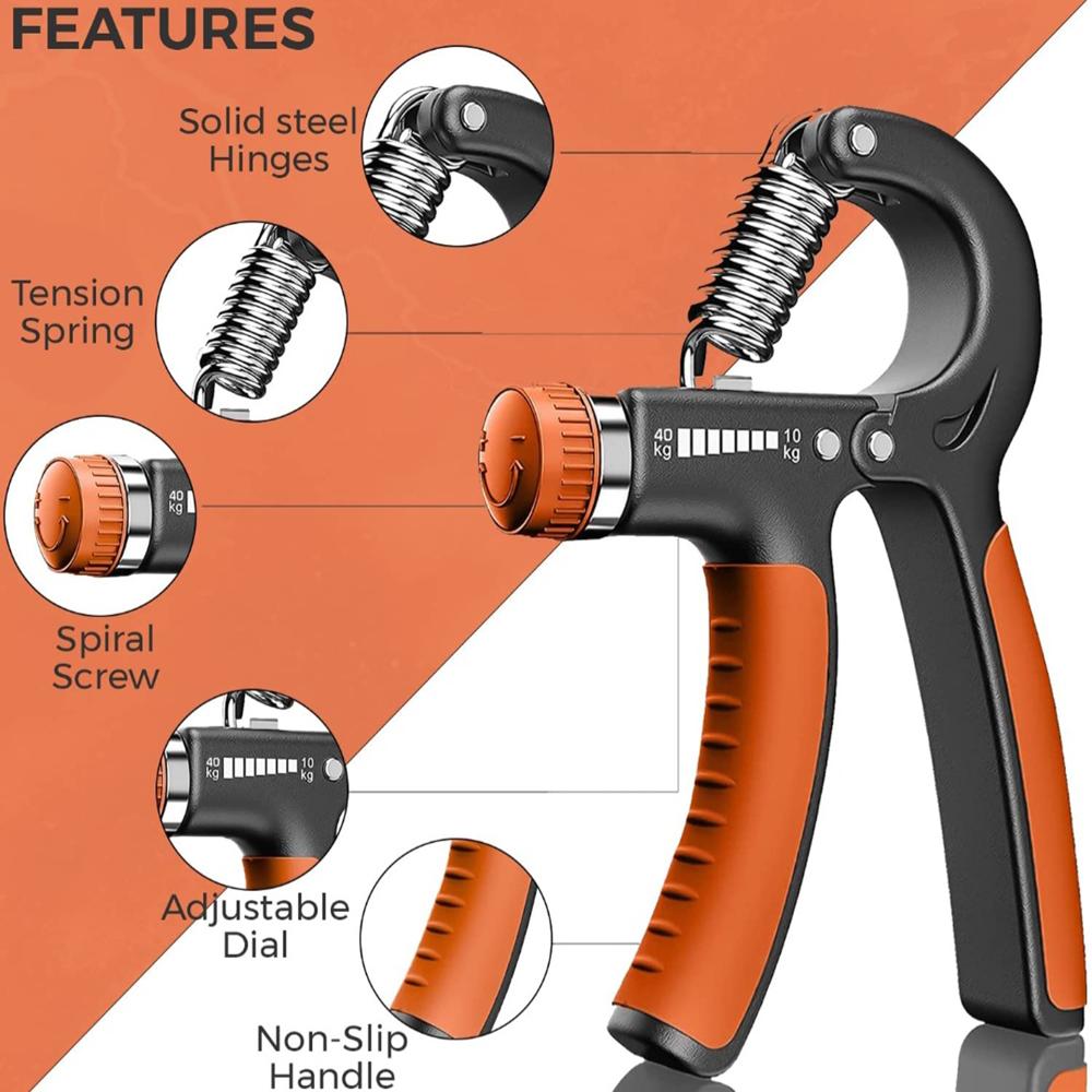 Hand Grip Workout Strengthener, Adjustable Hand Gripper for Men & Women for Gym Workout Hand Exercise Equipment to Use in Home for Forearm Exercise