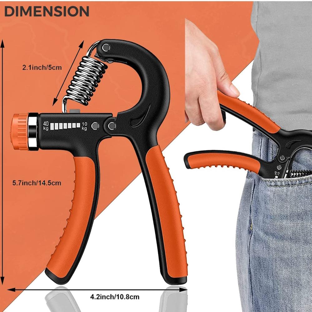 Hand Grip Workout Strengthener, Adjustable Hand Gripper for Men & Women for Gym Workout Hand Exercise Equipment to Use in Home for Forearm Exercise