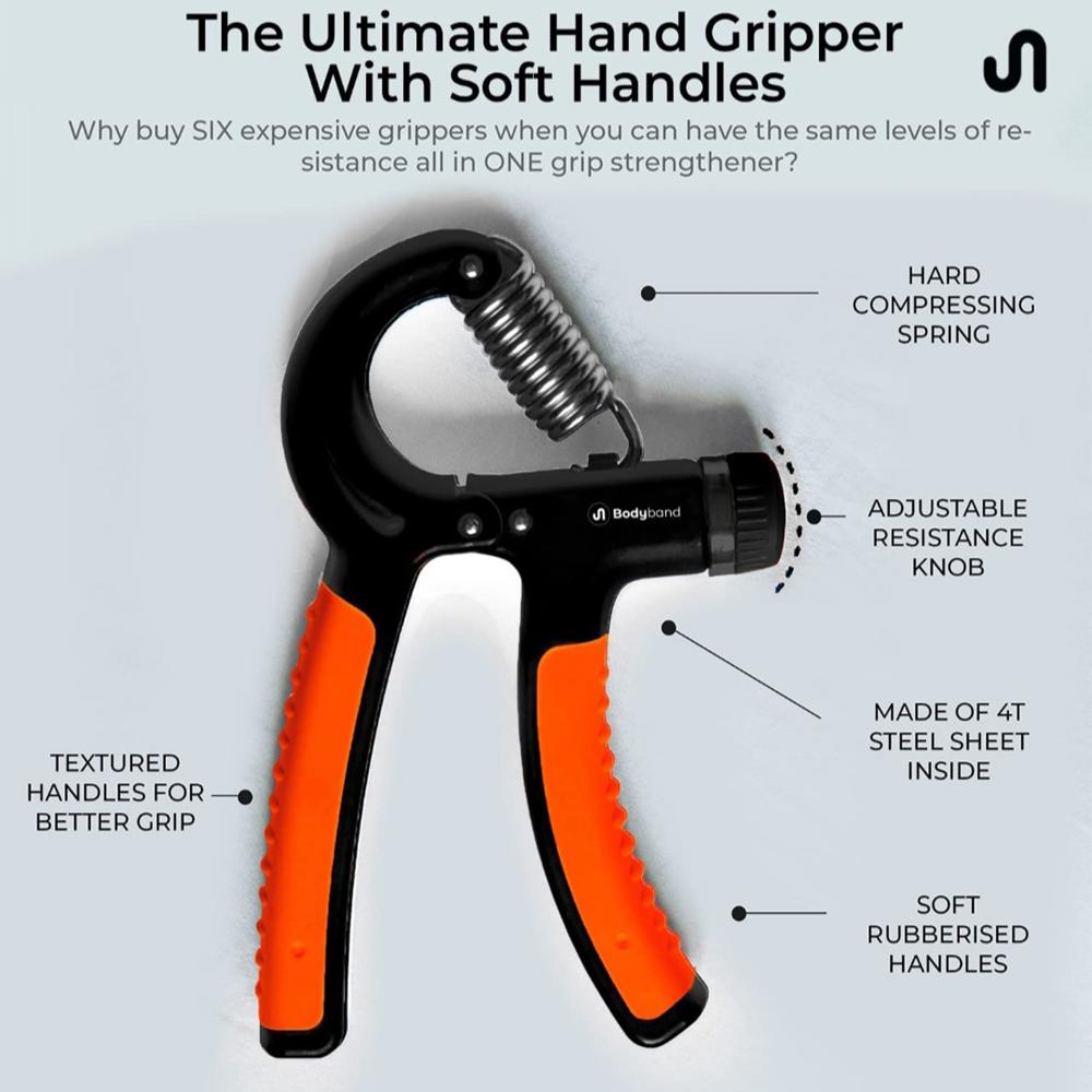 Hand Grip Workout Strengthener, Adjustable Hand Gripper for Men & Women for Gym Workout Hand Exercise Equipment to Use in Home for Forearm Exercise