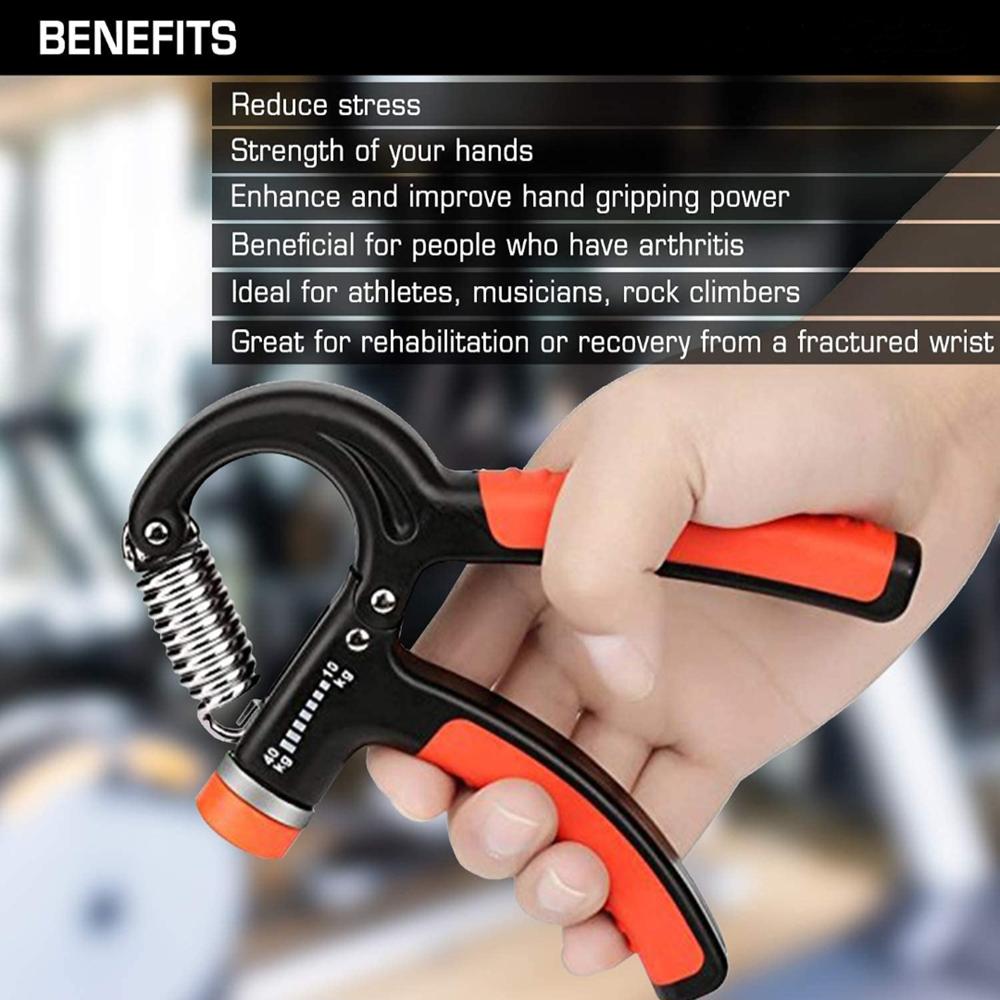 Hand Grip Workout Strengthener, Adjustable Hand Gripper for Men & Women for Gym Workout Hand Exercise Equipment to Use in Home for Forearm Exercise