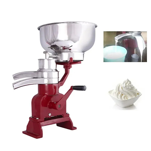 90Lph Hand Operated Milk Cream Separator MS Body 12 Litres Tank Capacity