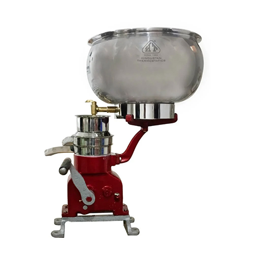 90Lph Hand Operated Milk Cream Separator Ss Body 12 Litres Tank Capacity - Color: Silver