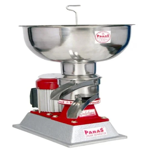 60 Lph Electric Milk Cream Separator Ss Bowl 8 Litres Tank Capacity - Color: Silver