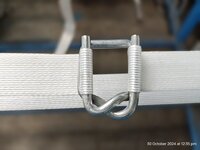 Corded Polyester Strapping - Color: White