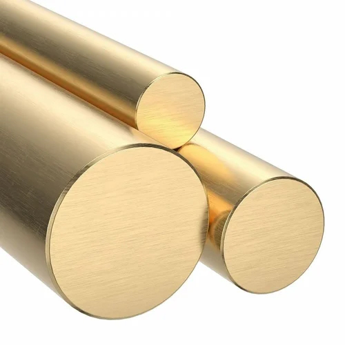 15Mm Brass Round Rod - Color: Golden