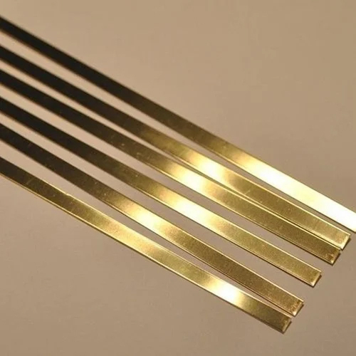 5Mm Brass Strips - Color: Golden