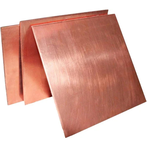 3Mm Beryllium Copper Sheet - Color: Golden Brown