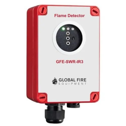 Global Fire Gfe-Swr-Ir3 Ex-Proof 3 Sensors Ir Flame Detector - Color: Red And White