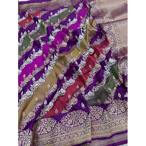 Banarasi pure katan silk saree Sona roopa zari meenadar boder handloom kadwa weaving