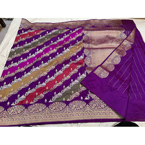 Banarasi pure katan silk saree Sona roopa zari meenadar boder handloom kadwa weaving