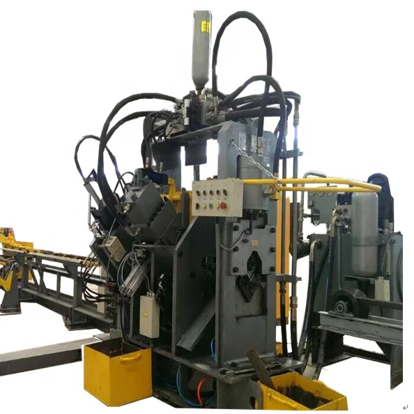 High Speed CNC Angle Punching Marking and Shearing Machine