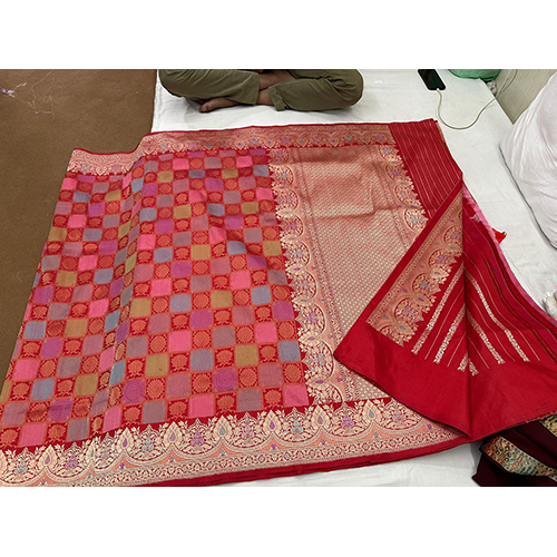 Beautiful Banarasi pure katan silk saree fancy designer handloom kadwa weaving