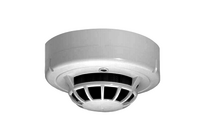 Heat Detector - High-grade Abs Plastic, 100mm Diameter, White | Electrothermal Detection, Led Status Indicator, Tamper-proof Design